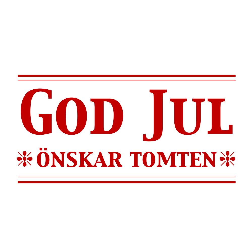 God jul önskar tomten