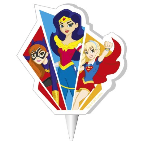 Super Hero Girls 2D-tårtljus