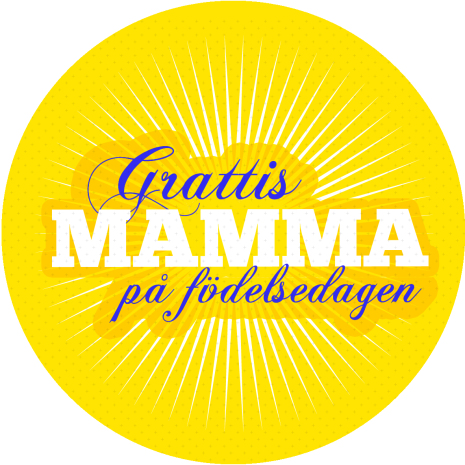 Oblat Grattis mamma