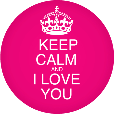 Keep calm and i love you