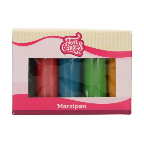 Marsipan multipack, 5 grundfärger x100 g