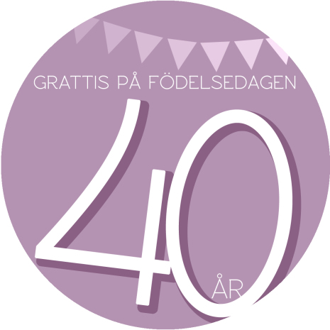 40 år rosa