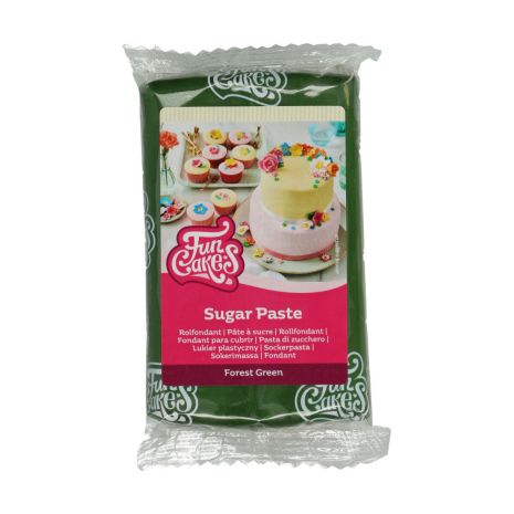 FunCakes Sockerpasta Forest Green, 250 g