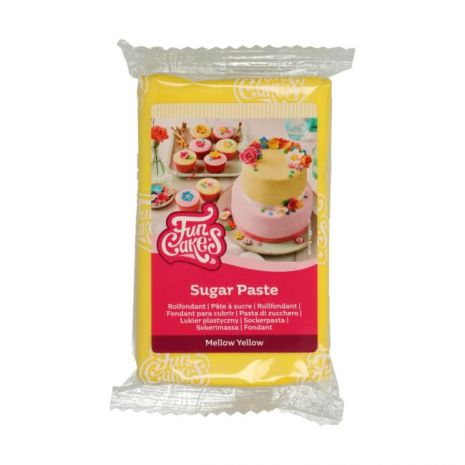 FunCakes Sockerpasta Mellow Yellow, 250 g