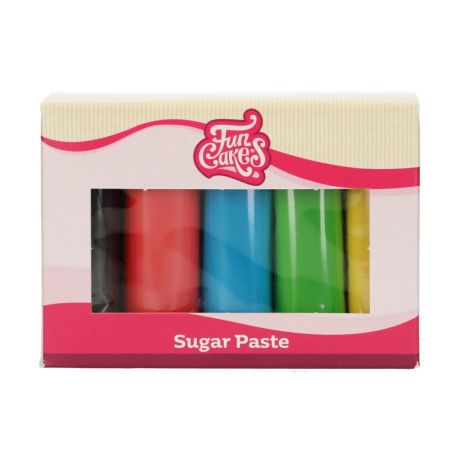 FunCakes Sockerpasta Multipack Essential Colours 5x100g