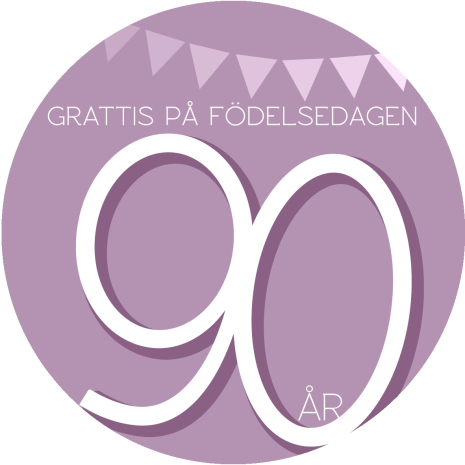 90 år rosa