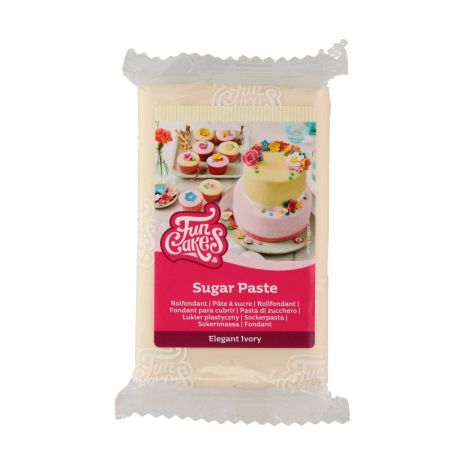 FunCakes Sockerpasta Elegant Ivory, 250 g