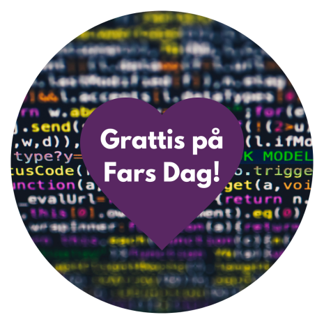 Grattis på Fars Dag - ätbar tårtbild