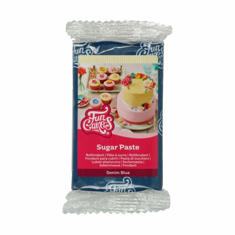 FunCakes Sockerpasta Denim Blue, 250 g