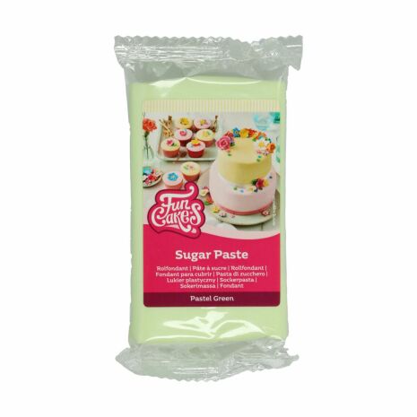 FunCakes Sockerpasta patellgrön, 250 g