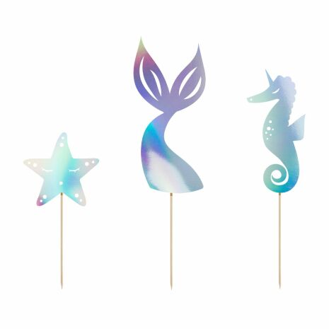 Cake Toppers Mermaid, set/3